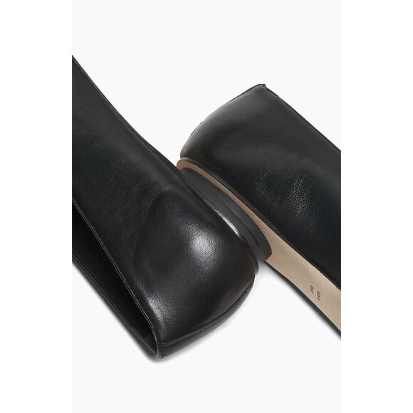 Reformation Prudence Leather Ballet Flats Size 10 $228 - Picture 5 of 11